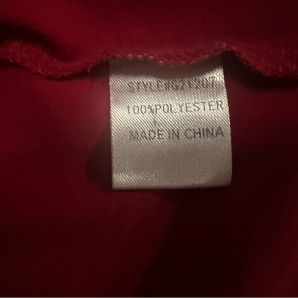 Jodifl red long sleeve blouse size L - Picture 6 of 7